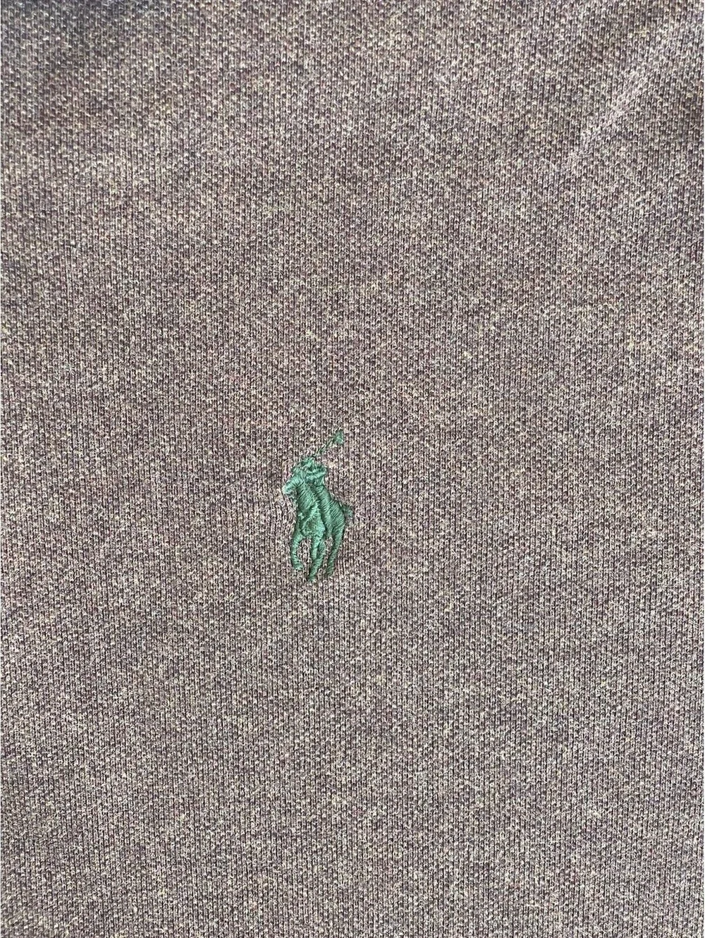 Ralph Lauren Polo Shirt Men XL Brown Y2K Golf Preppy